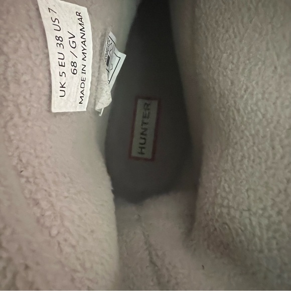 Hunter Metallic Silver Gray Intrepid Insulated Short Boots 7 NWT! - Picture 8 of 11